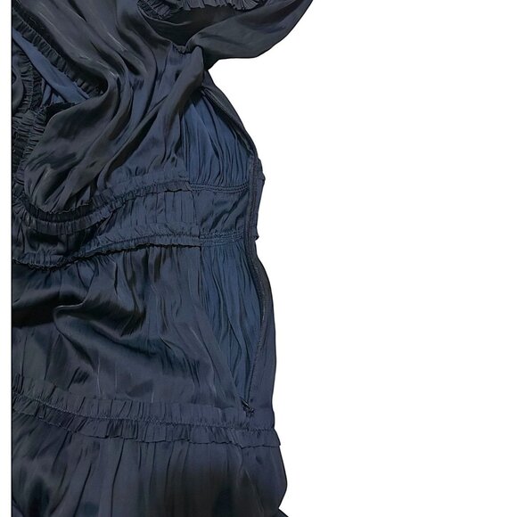 Ulla Johnson Gemma Plissé Mini Dress Midnight,  Size 8 NWT $575 - Picture 14 of 16